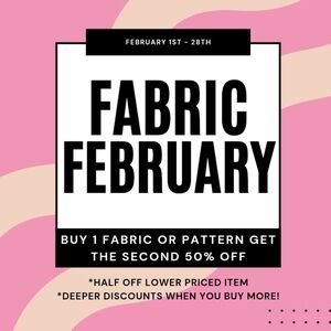 FABRIC FEBRUARY SALE
